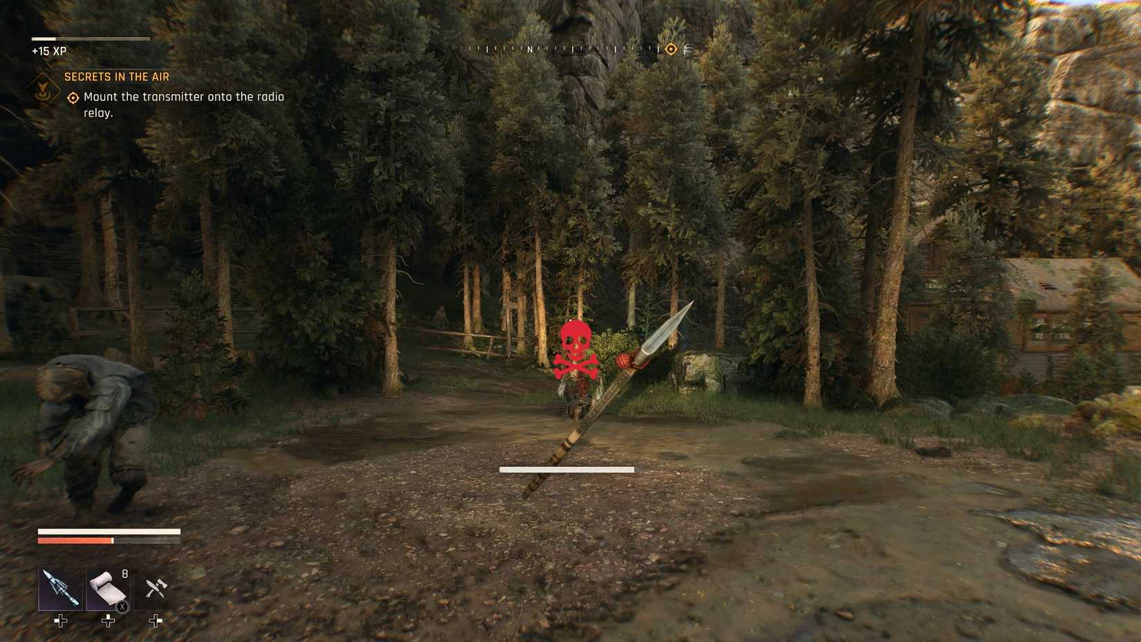 _Throw and Return Ciupaga Axe Dying Light The Beast