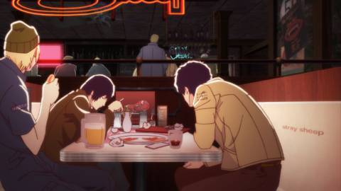 A scene featuring characters in Catherine