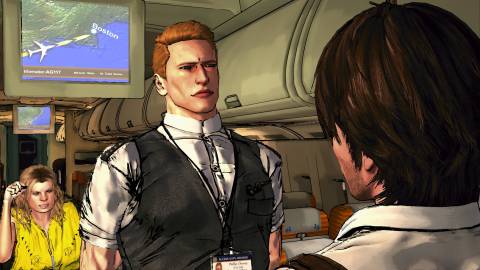 A scene featuring characters in D4 Dark Dreams Don’t Die