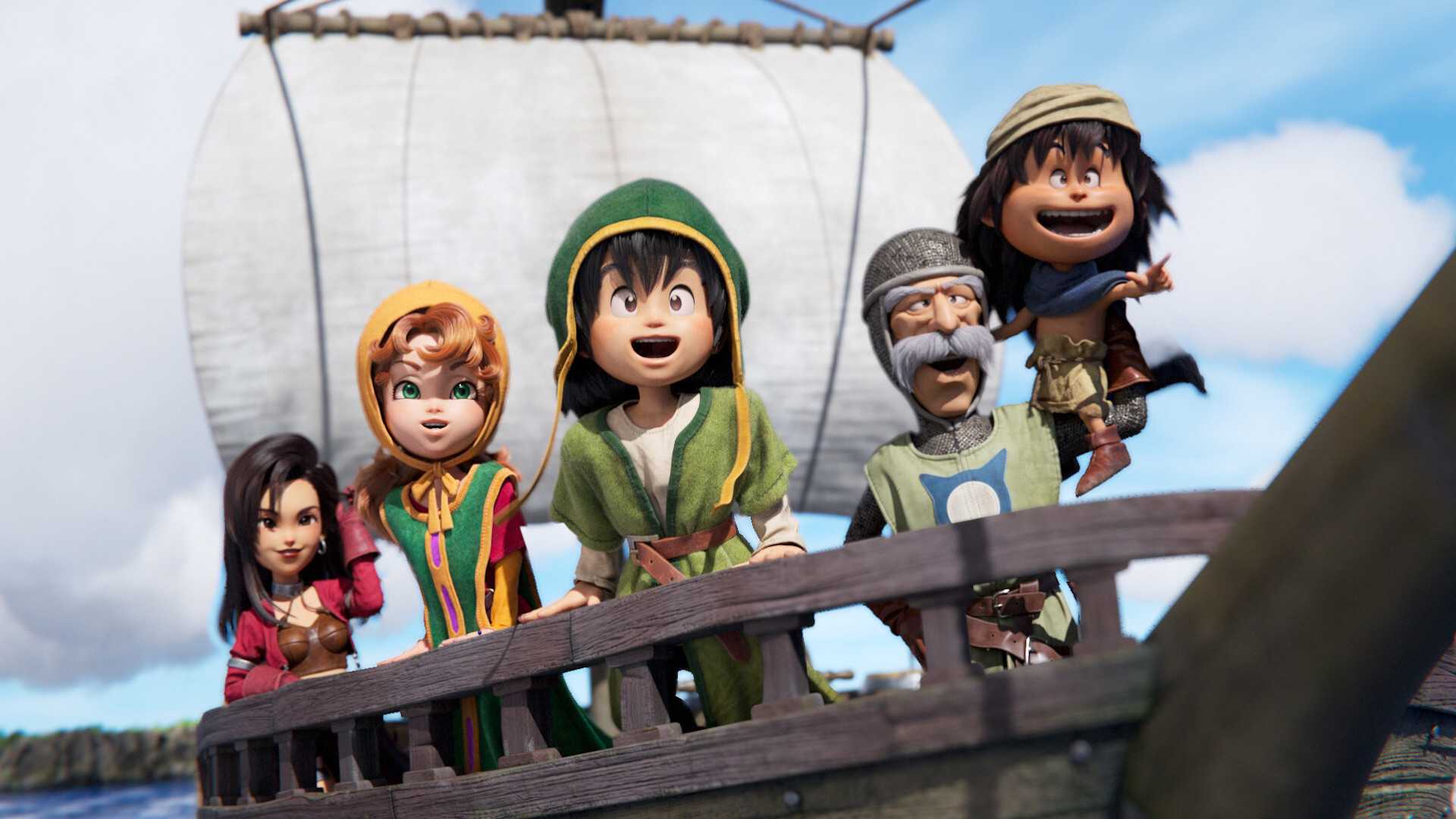 A scene featuring characters in Dragon Quest 7 Reimagined