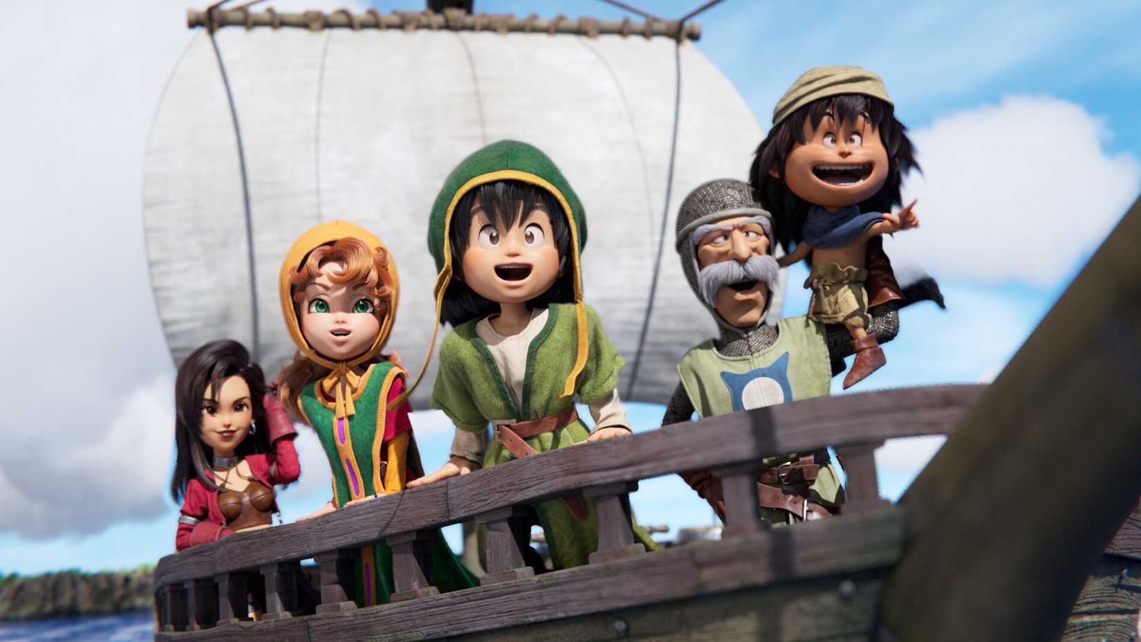 A scene featuring characters in Dragon Quest 7 Reimagined