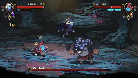 Absolum co-op boss battle mushtroll