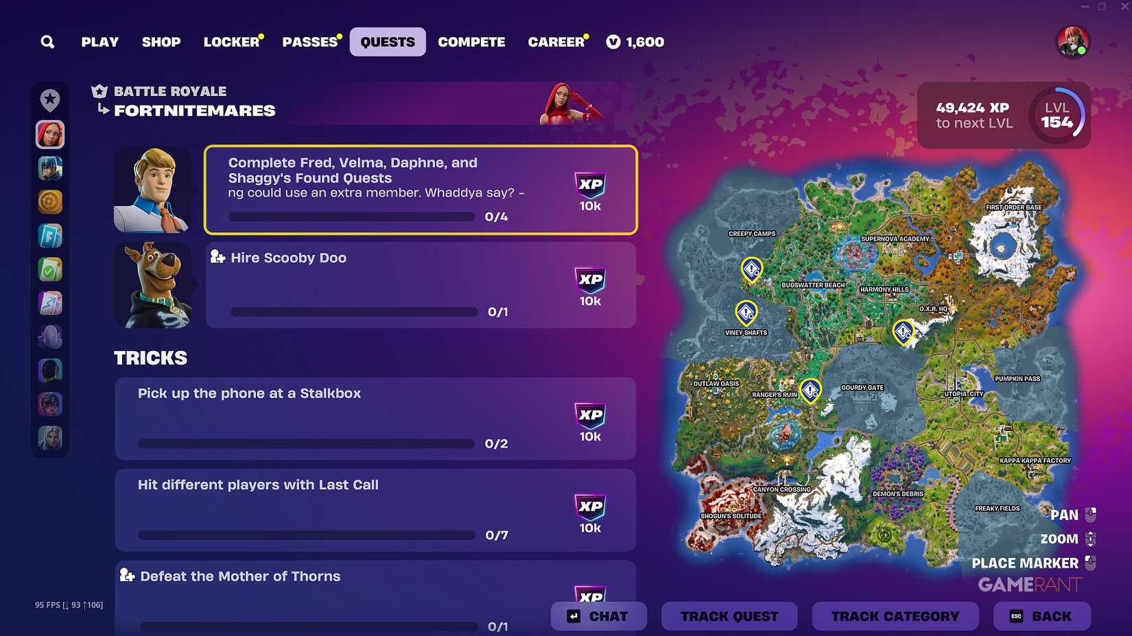 All Fortnitemares 2025 Quests in Fortnite