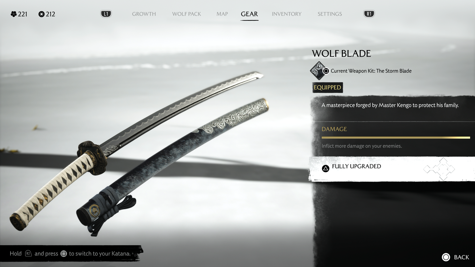 all-ghost-of-yotei-weapons-wolf-blade