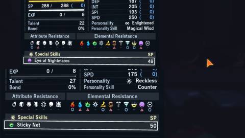 All Personality Skills in Digimon Story Time Stranger