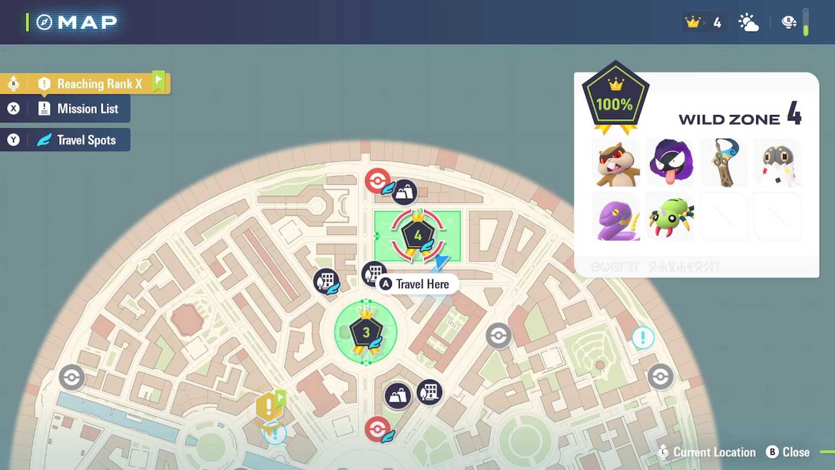 all pokemon in wild zone 4 100% completion in pokemon legends for