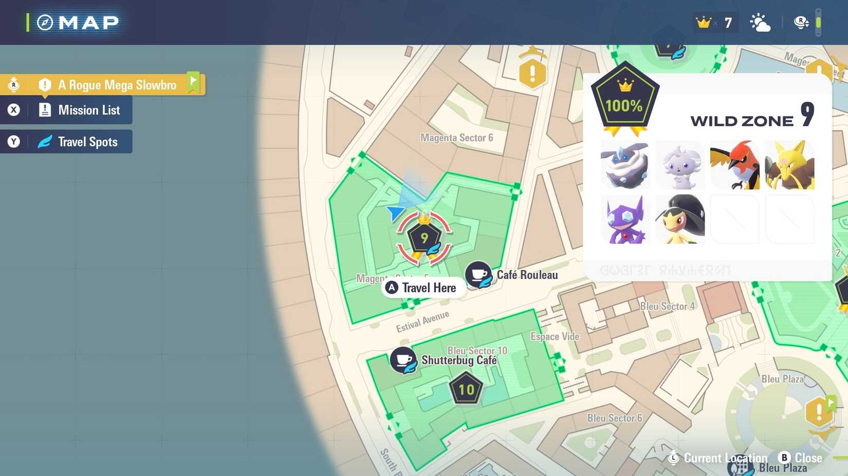 All Wild Zone 9 Pokemon in Pokemon Legends ZA