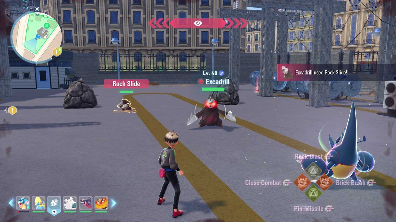 alpha excadrill in wild zone 14 in pokemon legends za