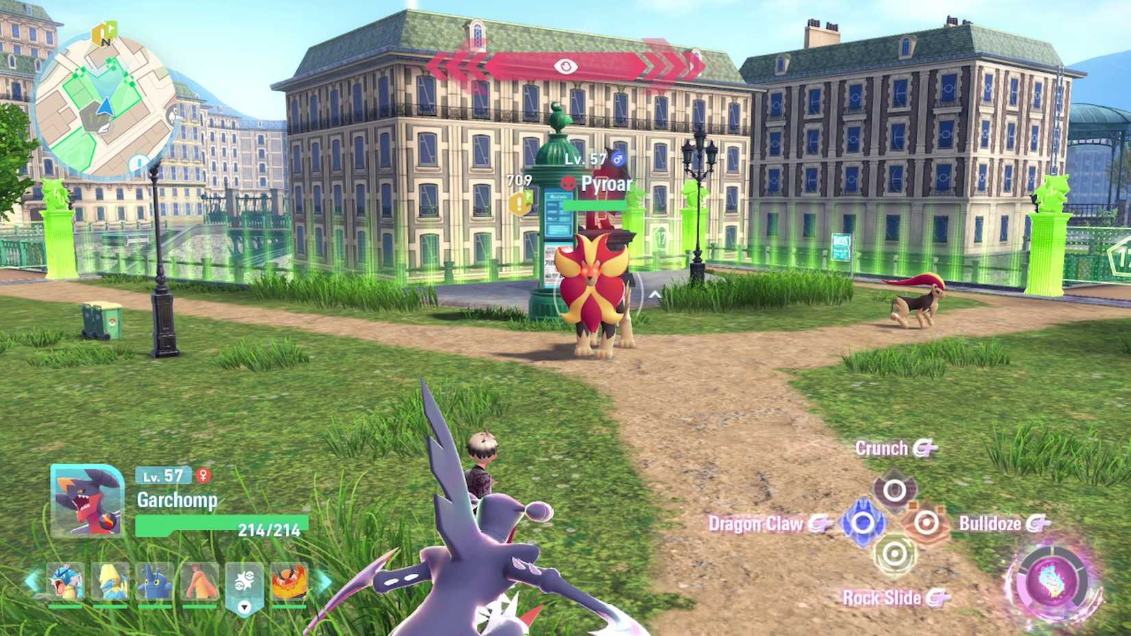 alpha pyroar in wild zone 17 in pokemon legends za