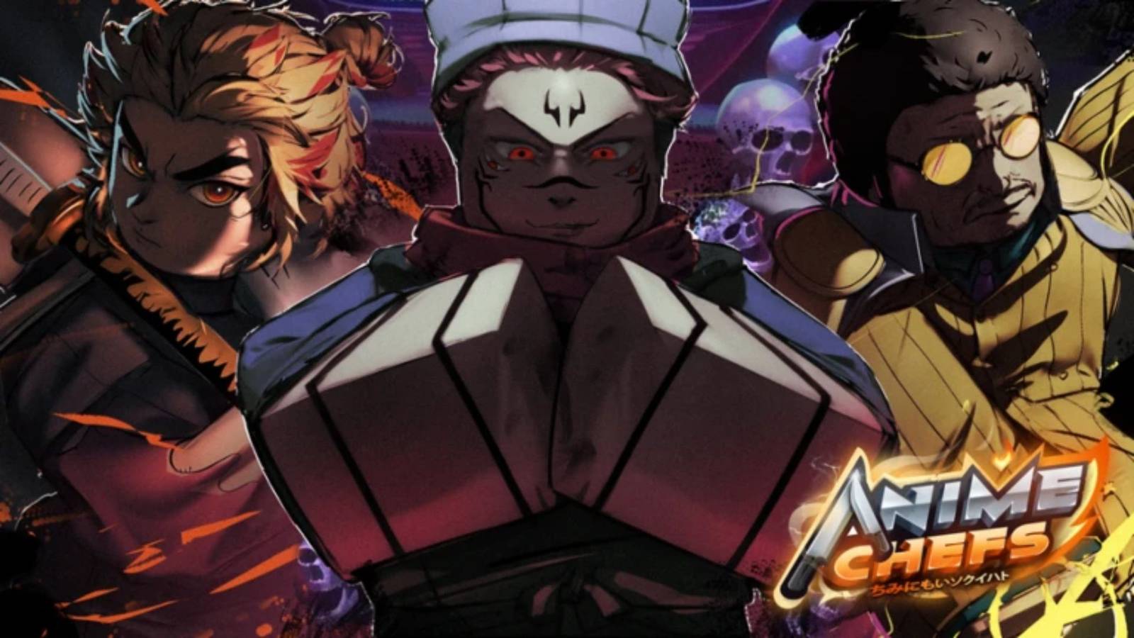 Anime Chefs characters