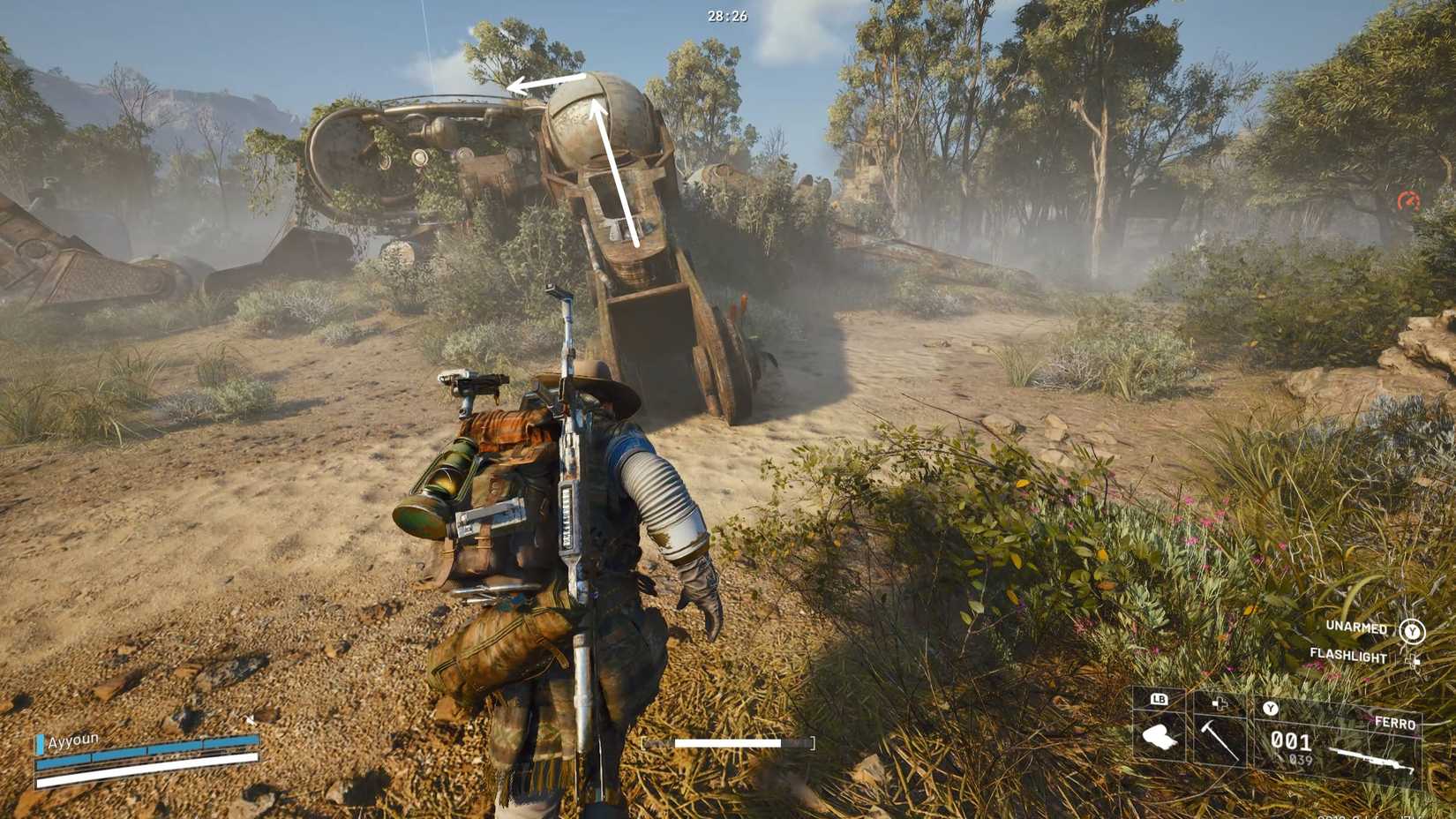 ARC Raiders Climbing Baron Husk