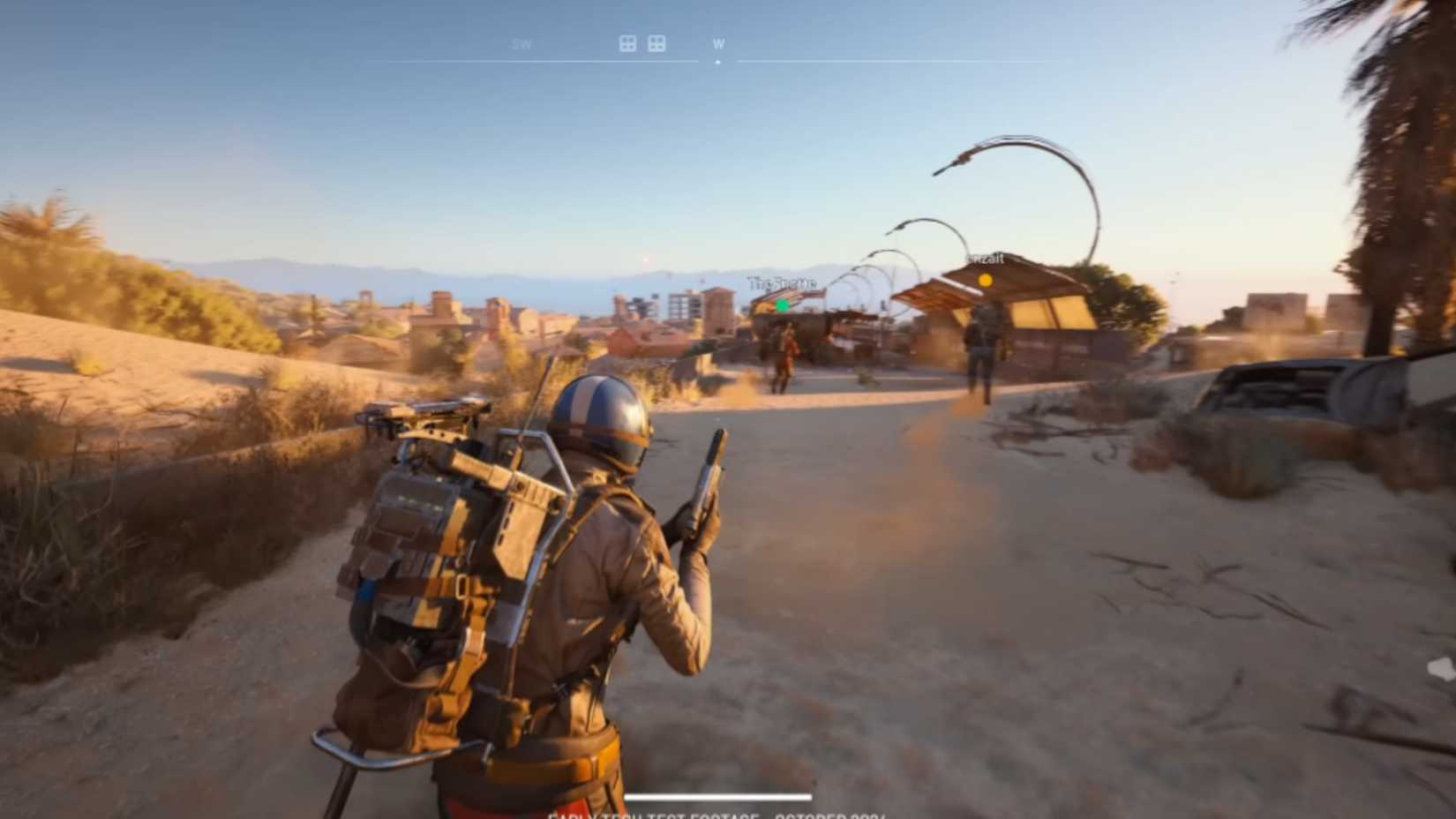 Holding a gun in ARC Raiders