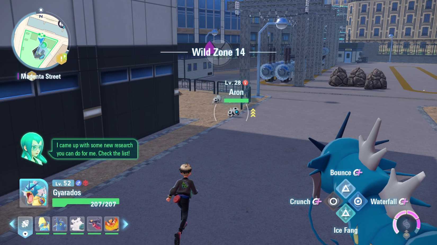 aron in wild zone 14 in pokemon legends za