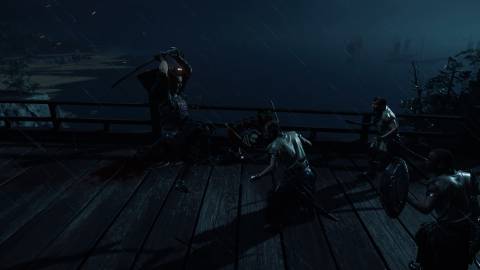 Attacking enemies in Ghost of Tsushima
