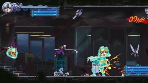 Attacking enemies in Ninja Gaiden Ragebound