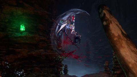 Attacking enemies in the air in Ninja Gaiden 4