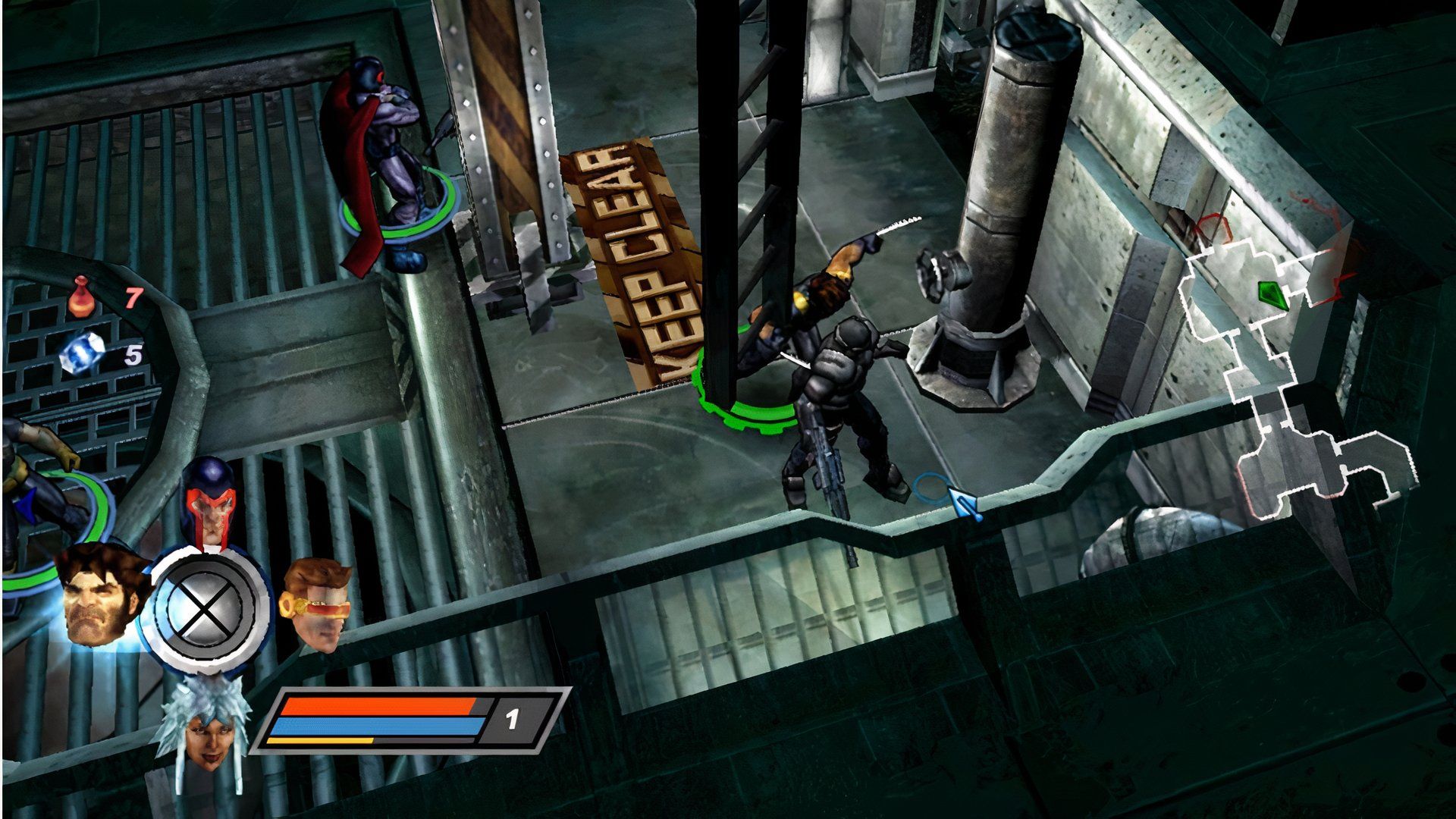 Attacking enemies in X-Men Legends 2 Rise Of Apocalypse