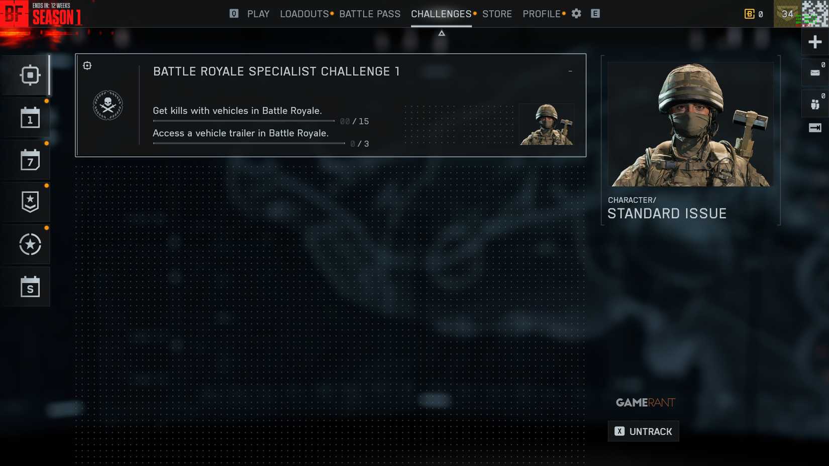 Battle Royale Specialist Challenge 1 - Battlefield RedSec