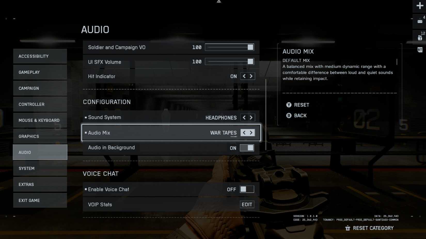 Battlefield 6 All Audio Mix Settings