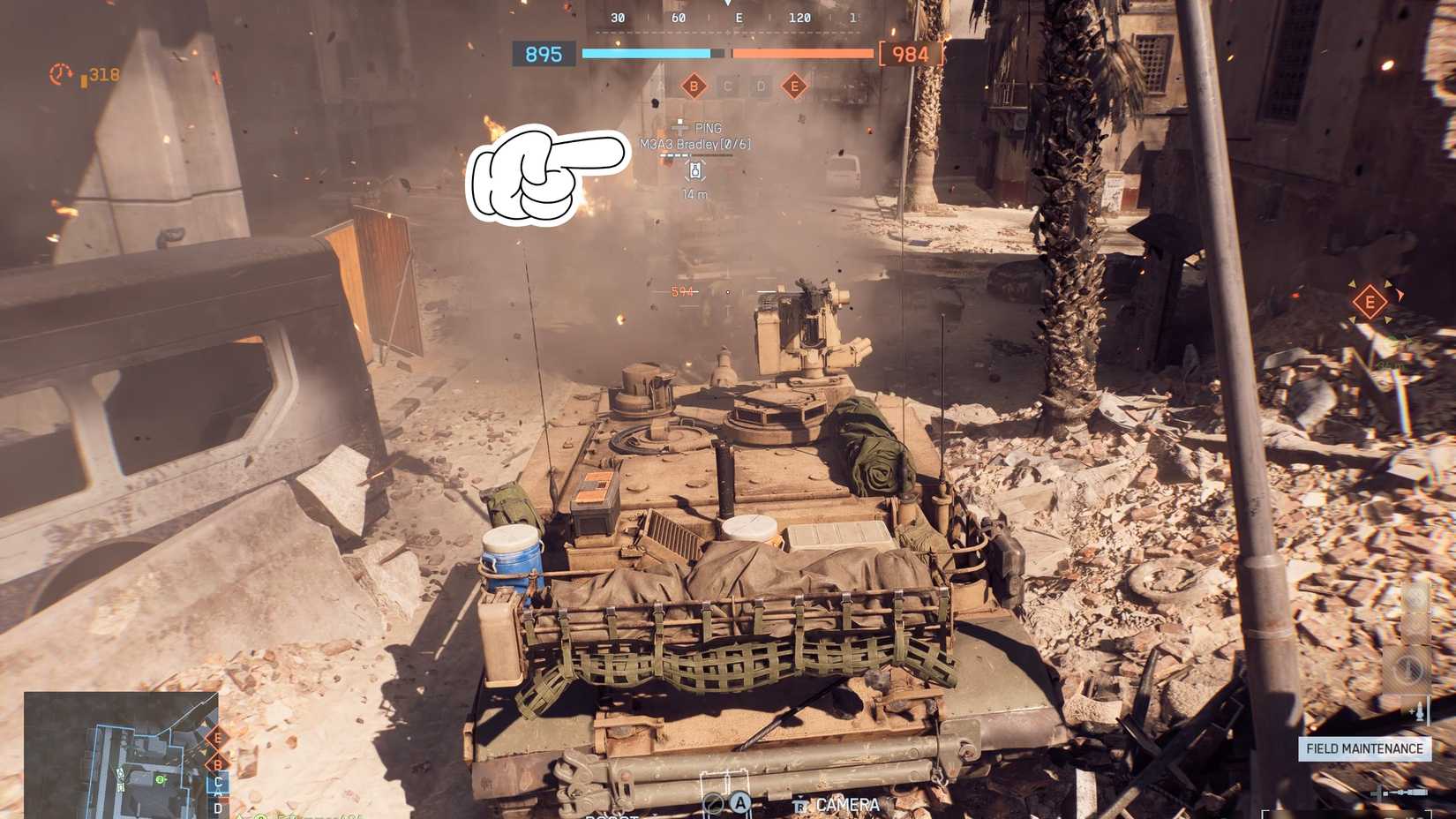 Battlefield 6 Shooting Friendly Tank