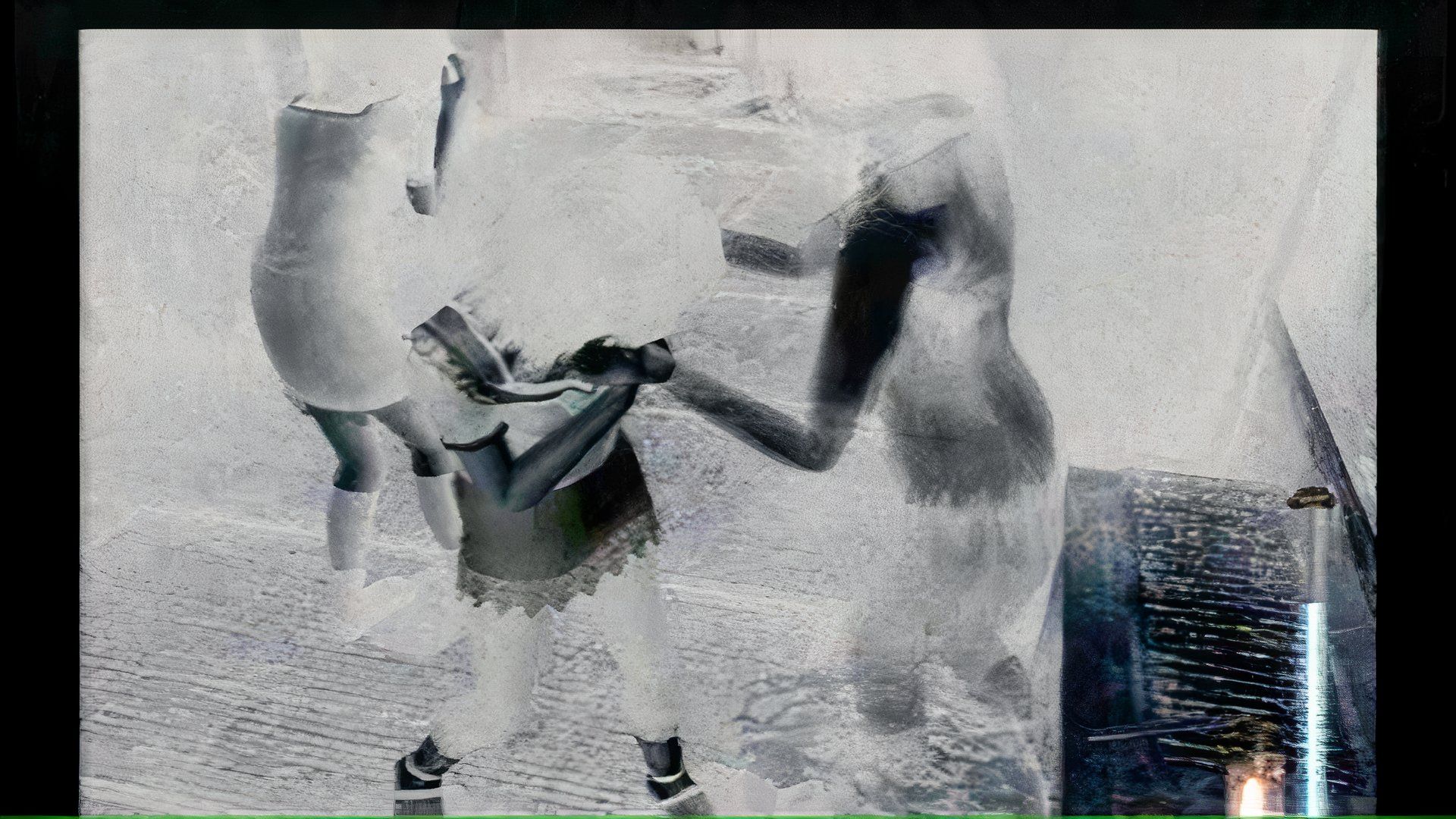 Being attacked by a ghost in Fatal Frame 2 Crimson Butterfly (PS2)