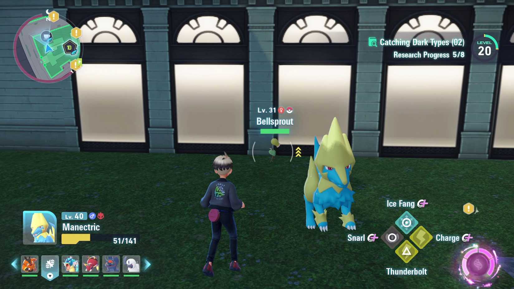 bellsprout in wild zone 10 in pokemon legends za