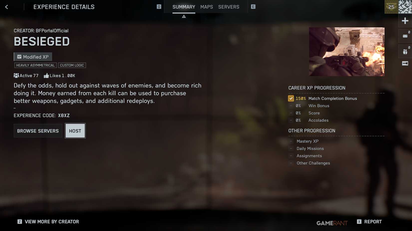 Besieged Custom Mode in Battlefield 6