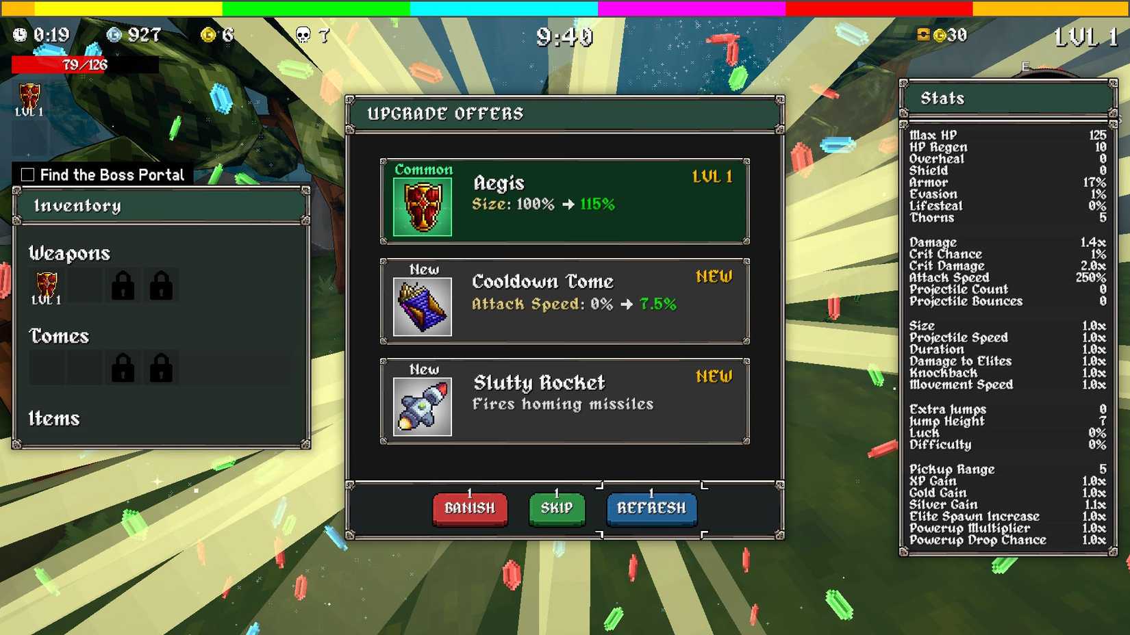 Best Weapons for Athena in Megabonk