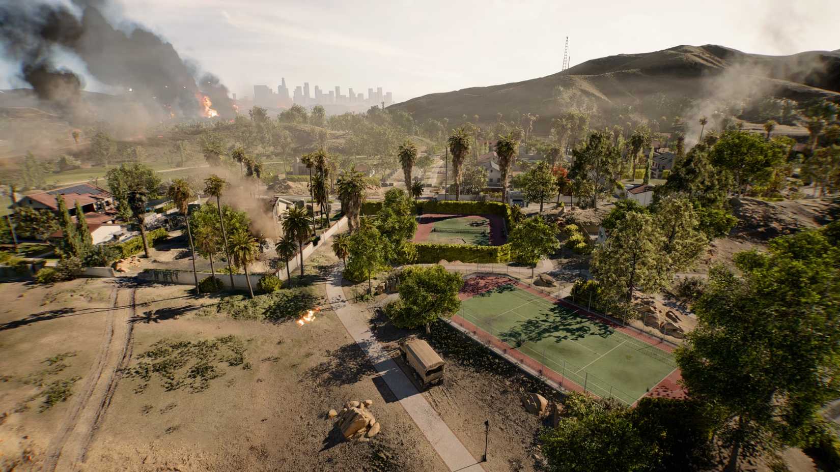 Eastwood is a suburban map set in southern California