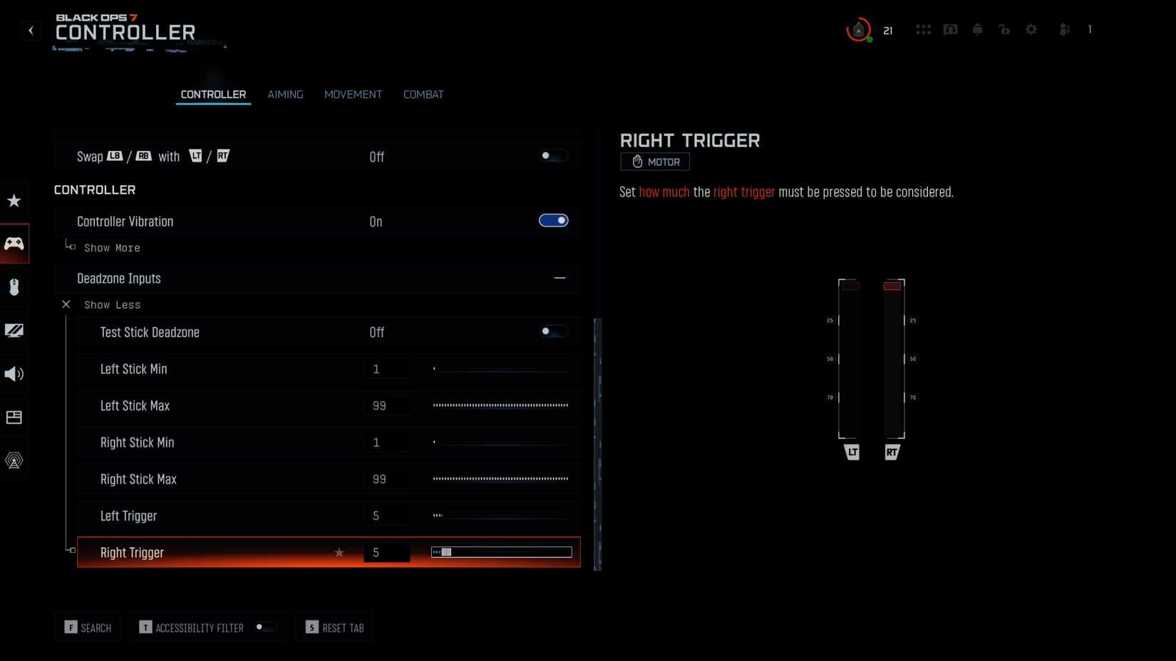 Black ops 7 deadzones trigger
