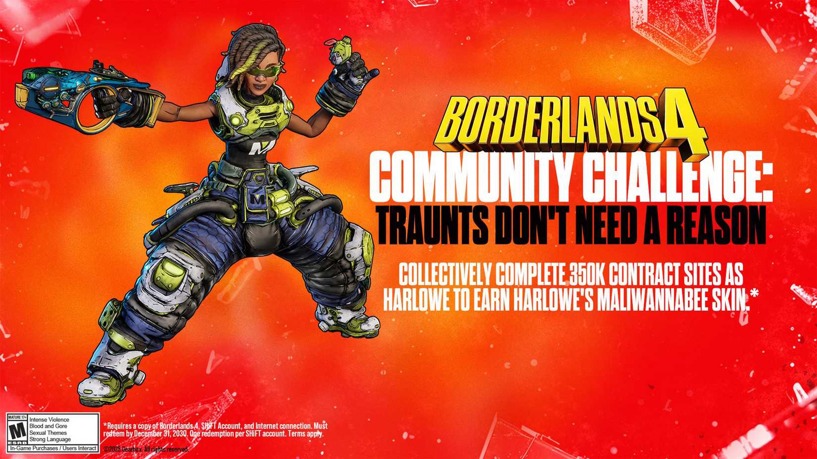Borderlands 4 Harlowe Community Challenge