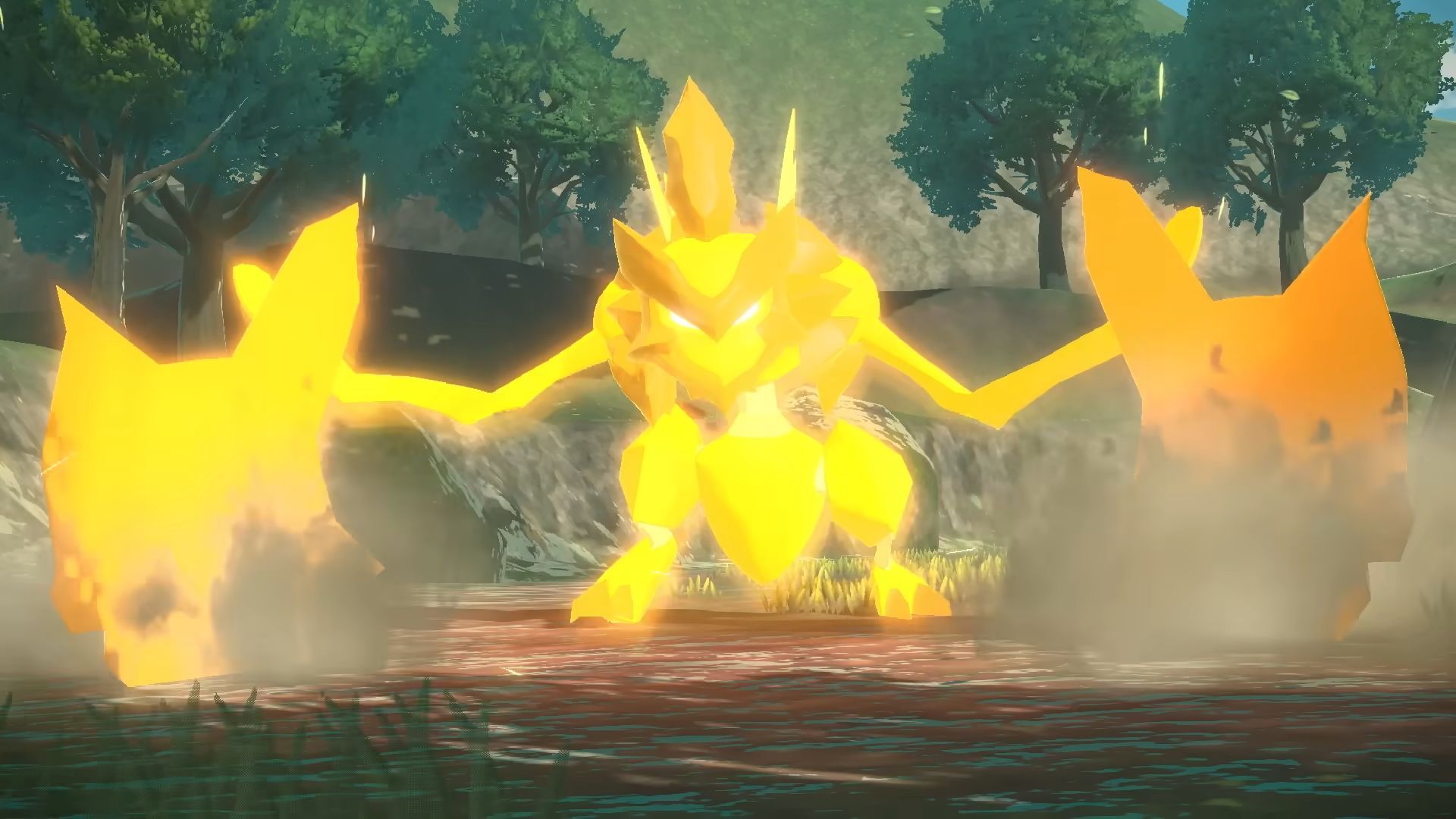 Boss fight against a Noble Kleavor - Pokemon Legends Arceus