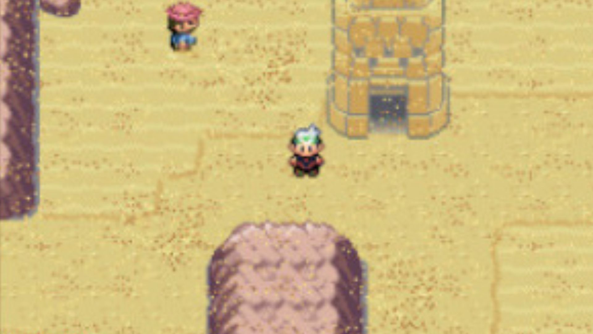 Brendan exploring the desert - Pokemon Emerald