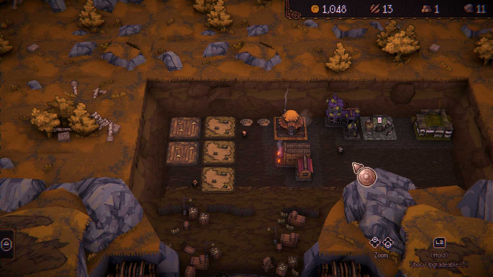 Building a base in Ball X Pit