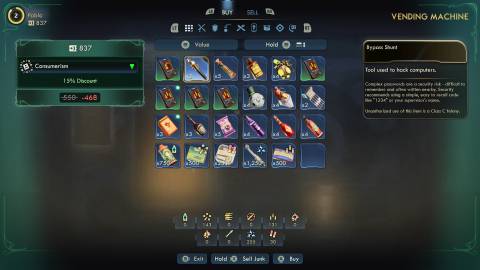 bypass shunts in the outer worlds 2