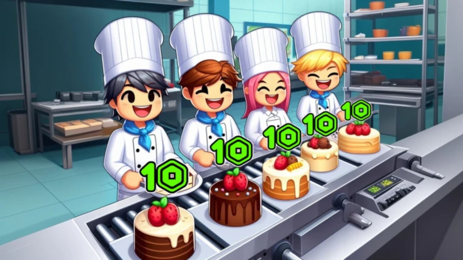 Cake Bakery Tycoon characters