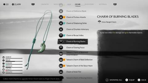 Charm of Burning Blades