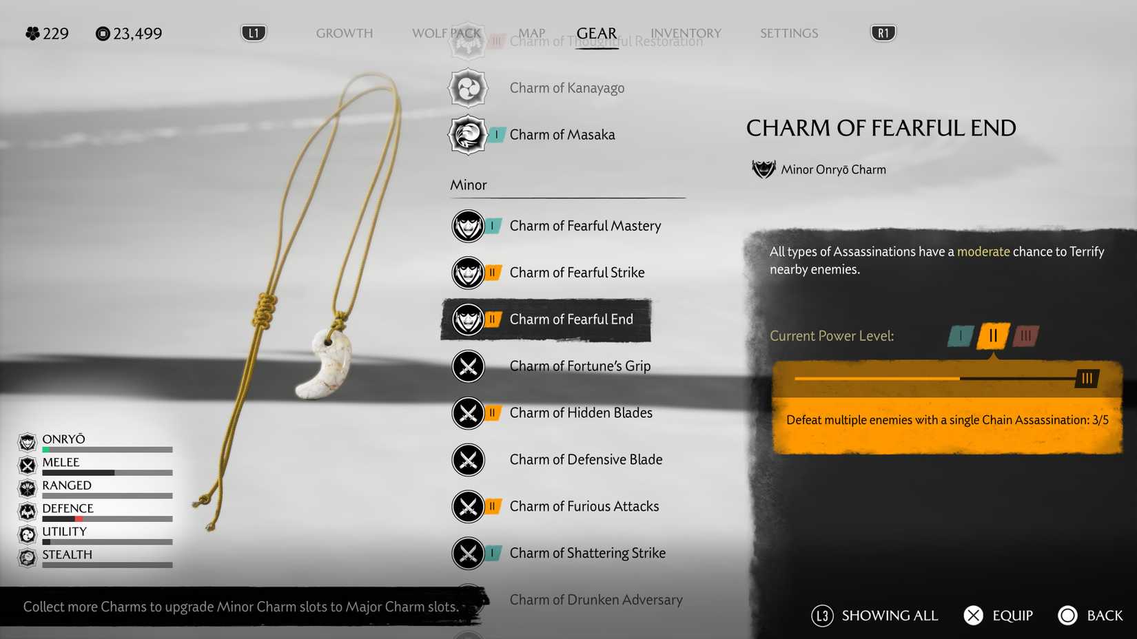 Charm of Fearful End