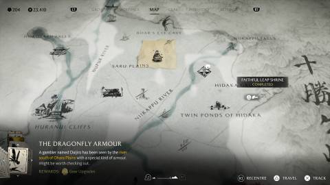 Charm of Futsunushi location