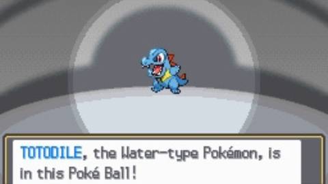 Choosing Totodile as the Starter - Pokemon HeartGold And SoulSilver