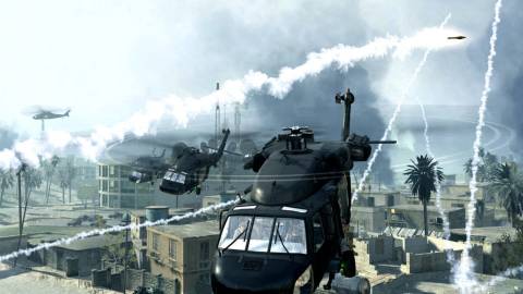 Choppers flying in Call of Duty 4 Modern Warfare
