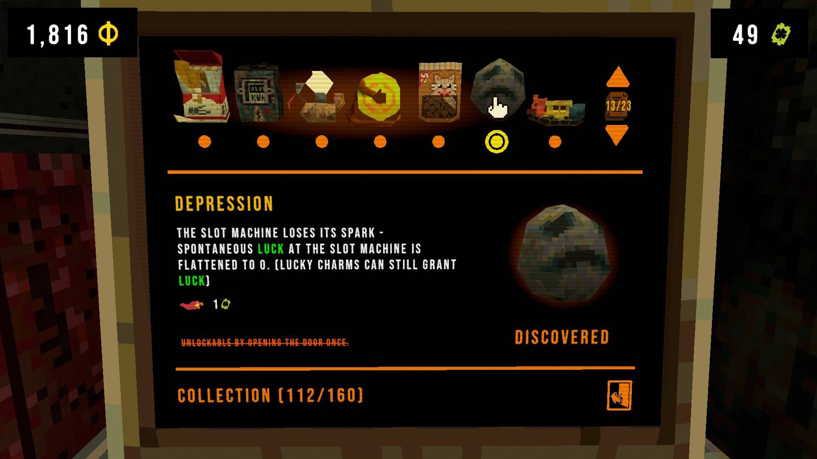 What Depression Charm Does in Cloverpit (& When To Use It)