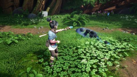 Controlling tree spirits in Kena Bridge Of Spirits