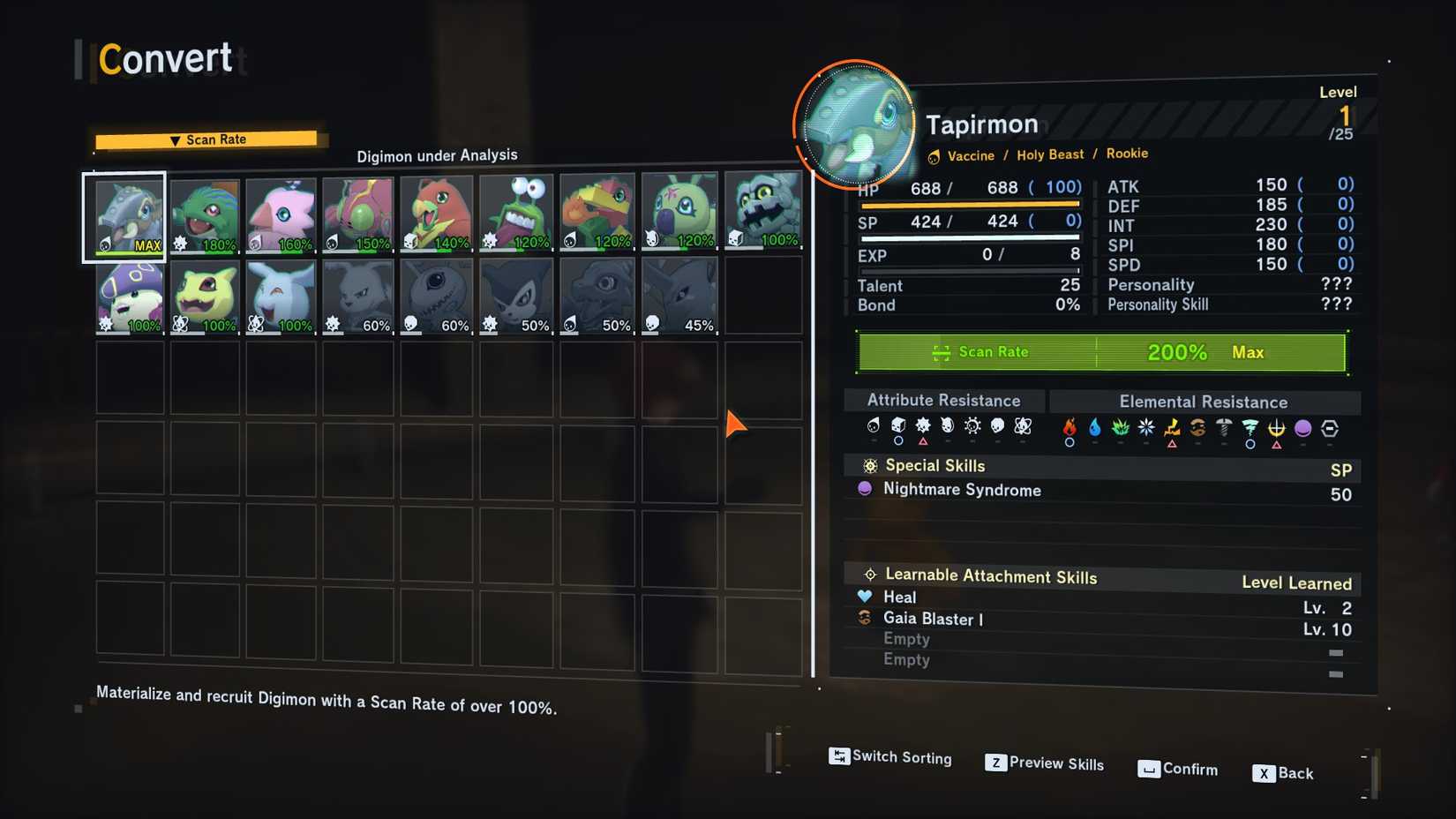 Convert All The Data Into Digimon Story Time Stranger