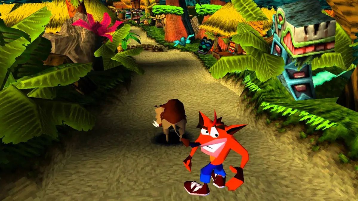 Crash Bandicoot - gameplay screenshot
