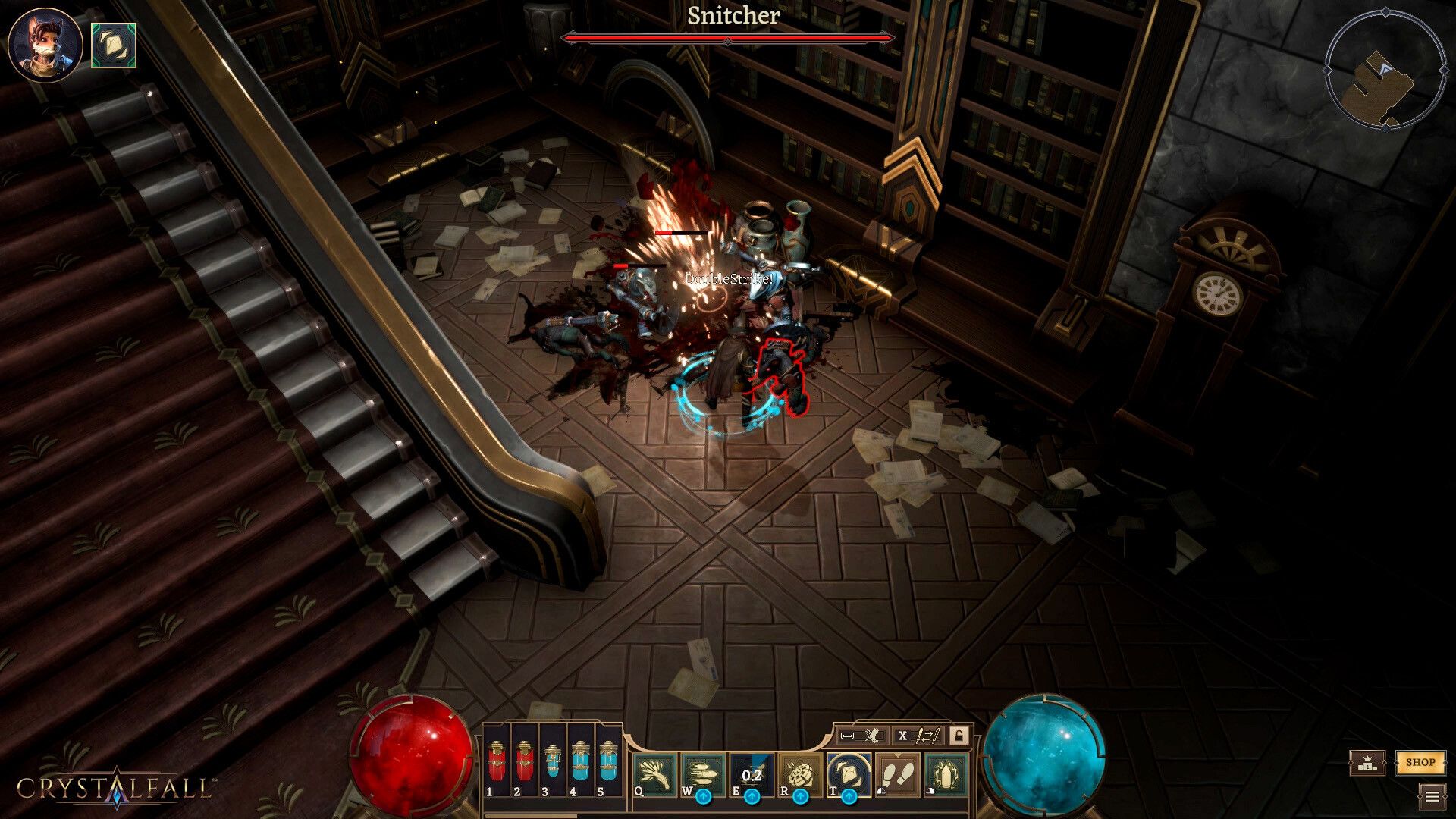 crystfall snitcher combat