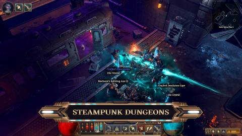 crystfall steampunk dungeons