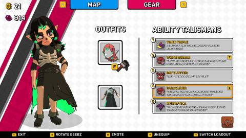 Customizing a character in Demon Tides