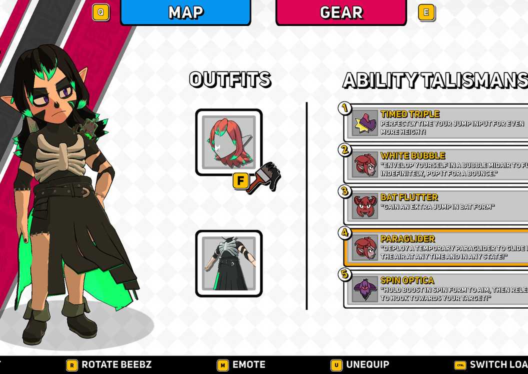 Kustomisasi karakter di Demon Tides, salah satu game kustomisasi terbaru.