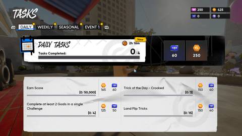 Daily Tasks in Skate 4